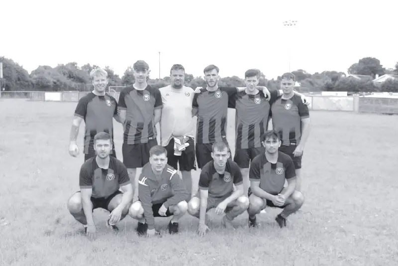A six-a-side team lines up before their match at the 2025 tournament
