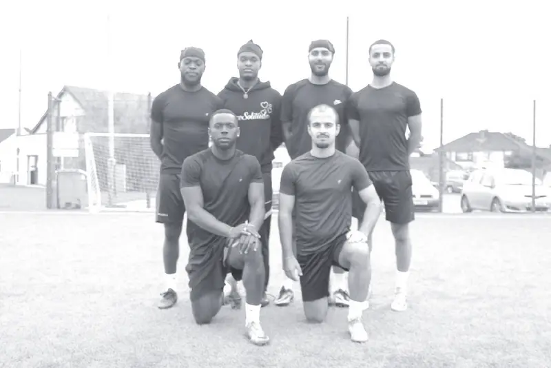 A team poses for their squad photo at the 2025 tournament